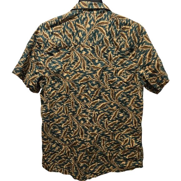 Toad & Co mens Fletch button up short sleeve shirt sz M - Picture 2 of 6